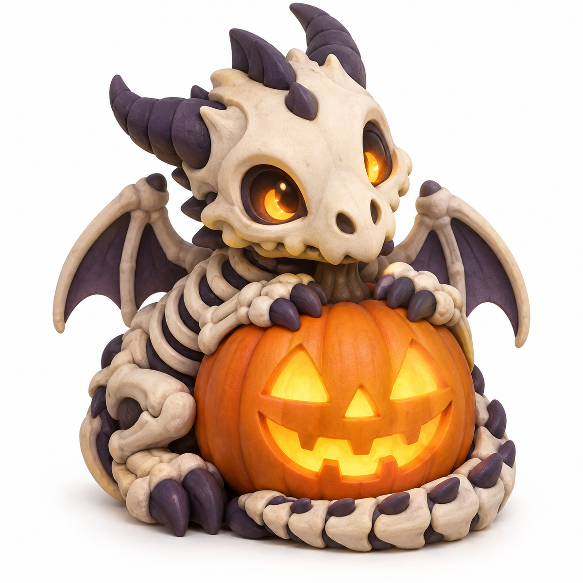 Concept preview: Pumpkin Perch Halloween dragon