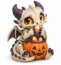 Concept preview: Trick-or-Bones Halloween dragon