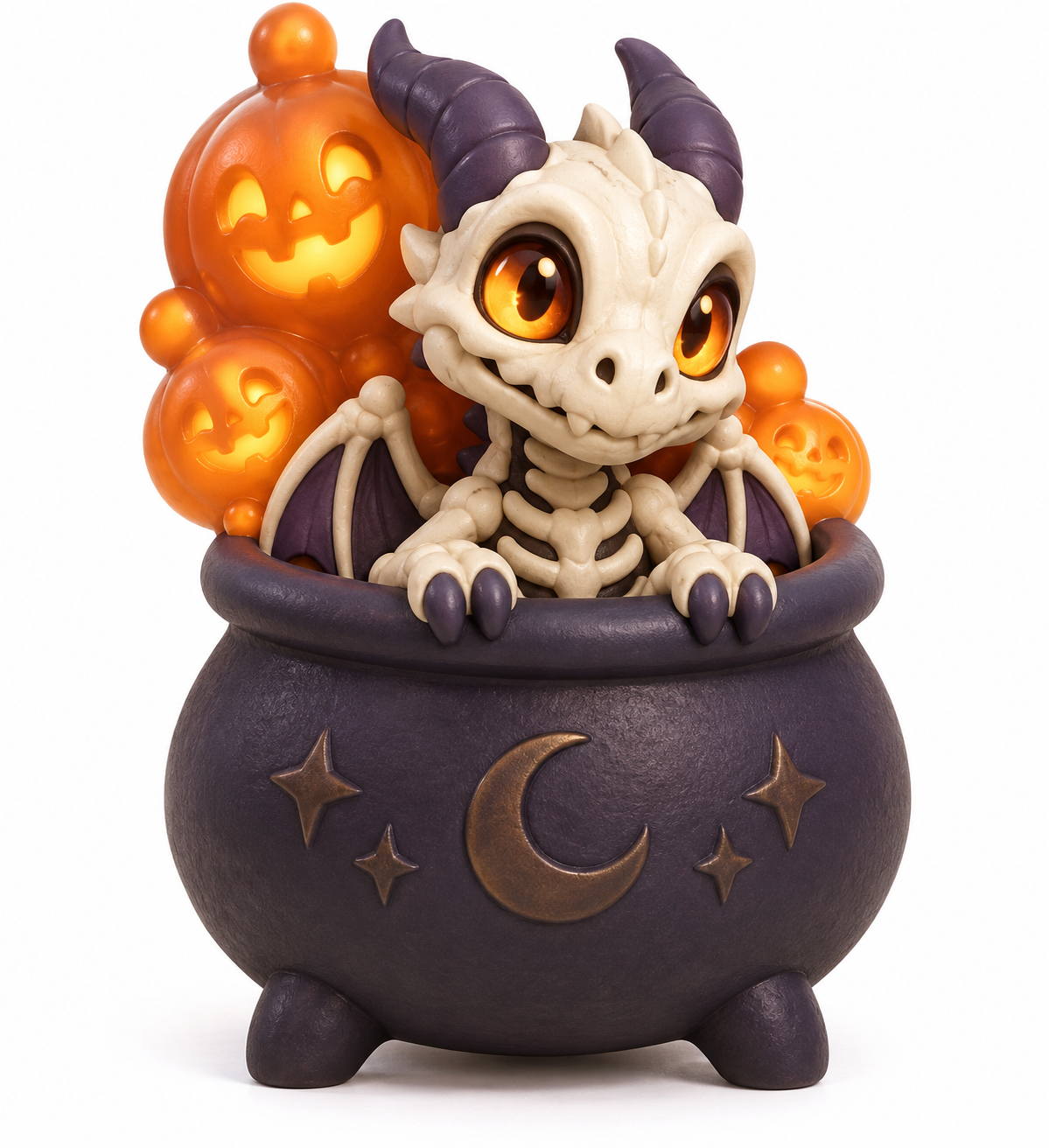 Concept preview: Cauldron Bones Halloween dragon