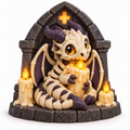 Concept preview: The Candle Crypt Halloween dragon