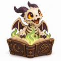 Concept preview: The Forbidden Reader Halloween dragon