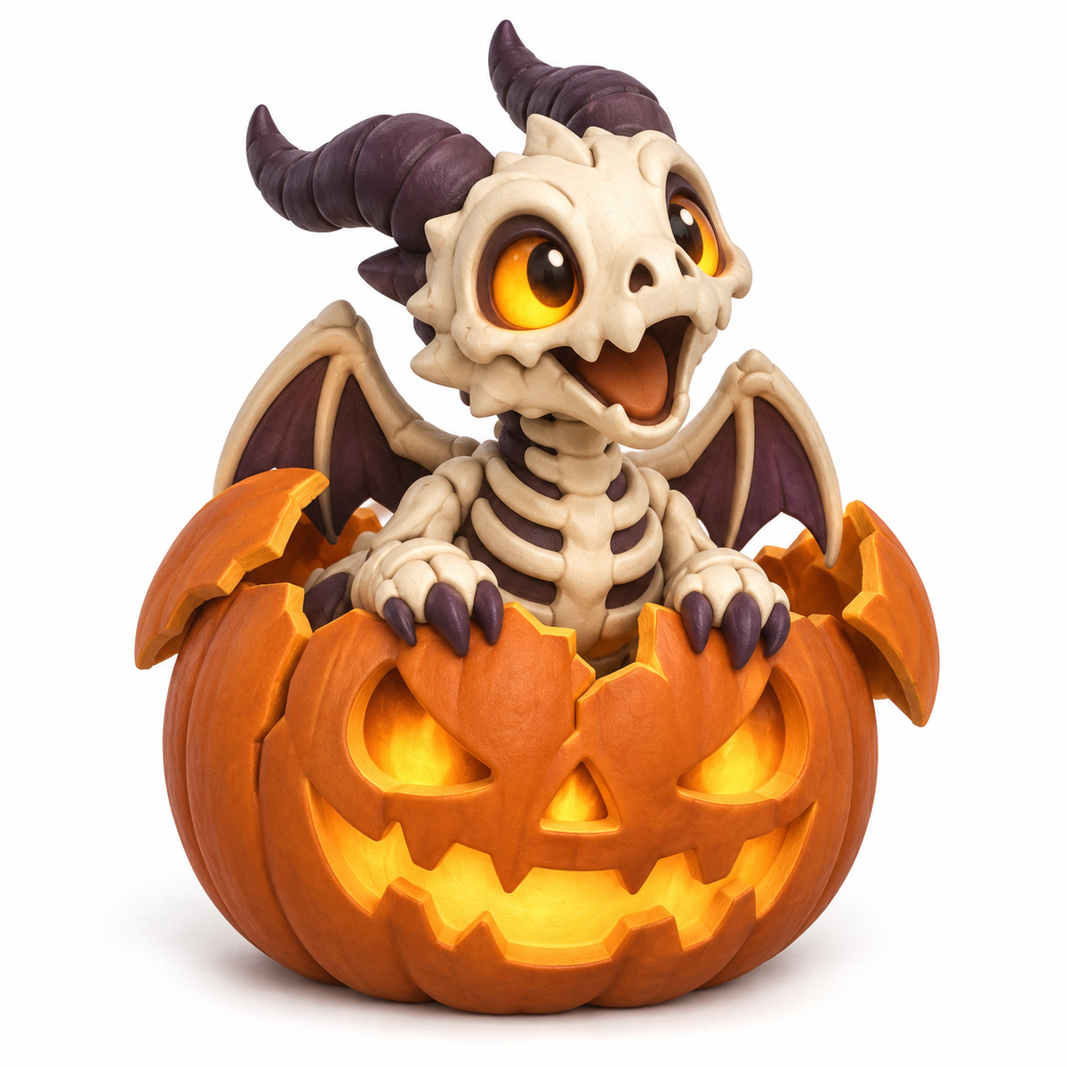 Concept preview: Jack's Hatchling Halloween dragon