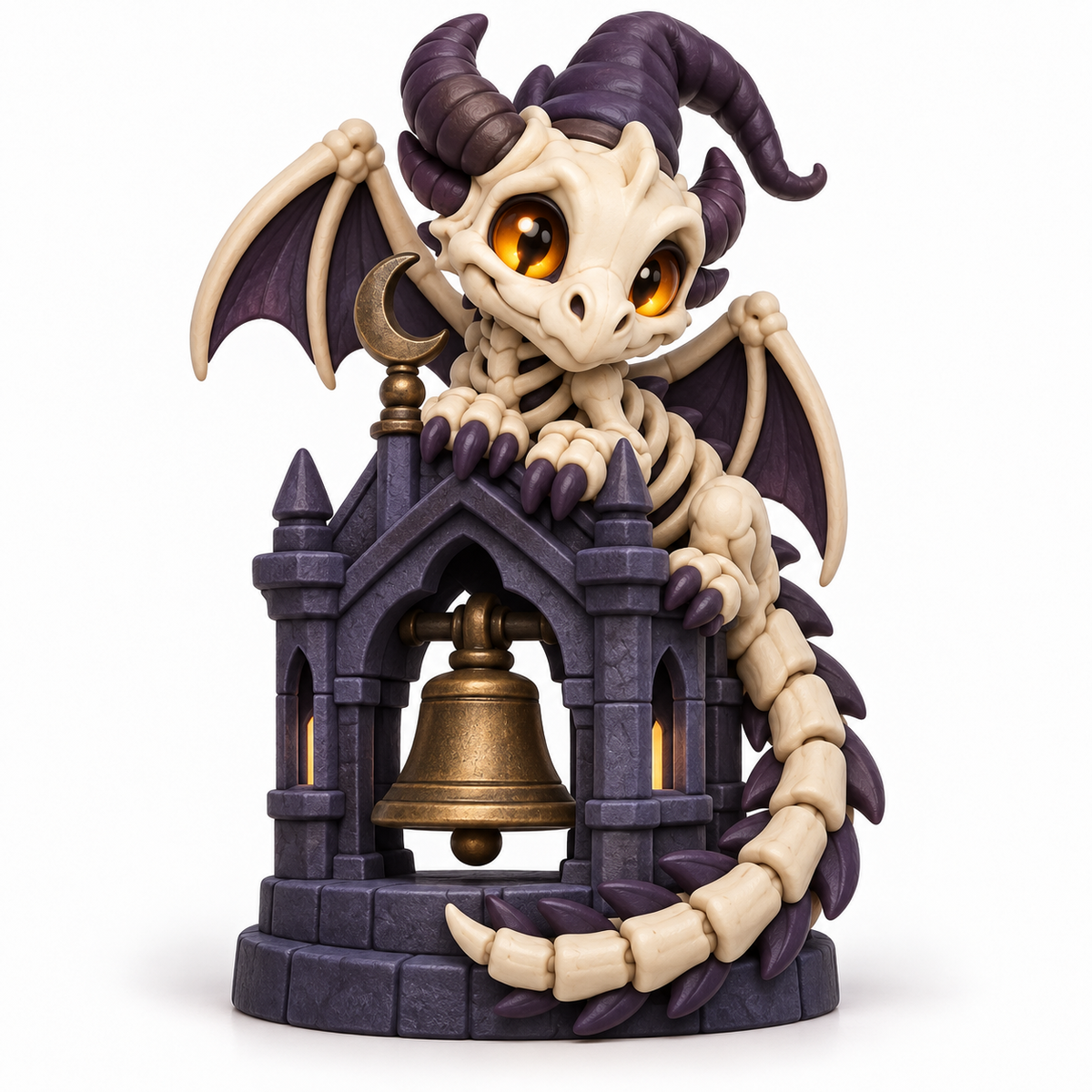 Concept preview: Midnight Bellkeeper Halloween dragon