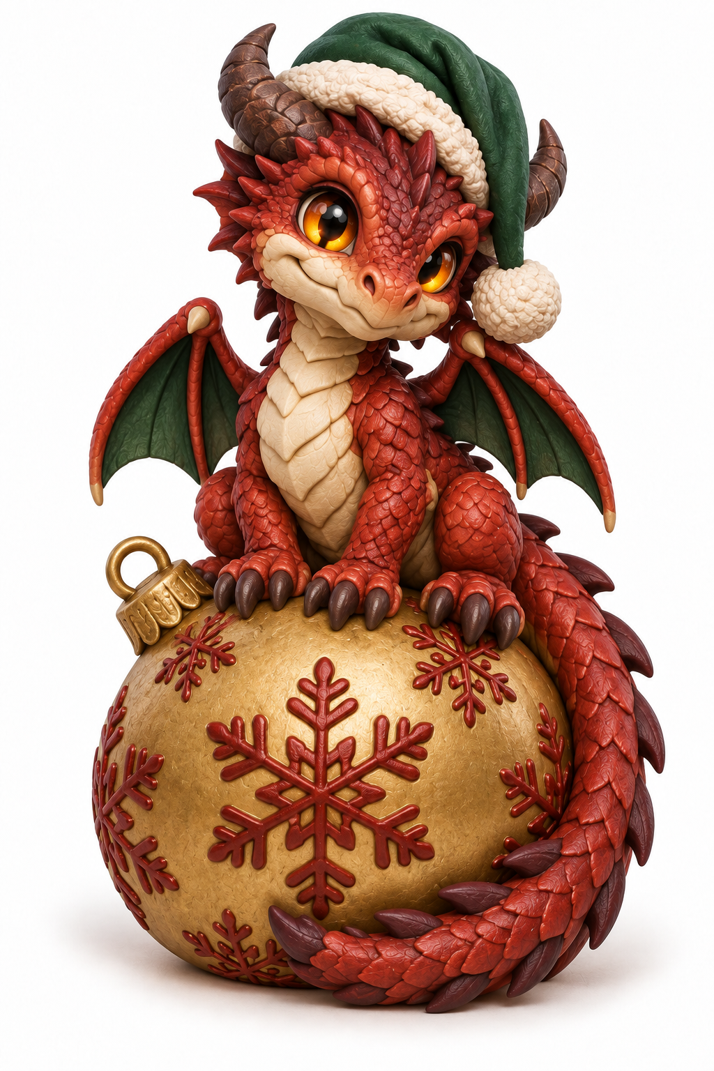 Concept preview: Snowflake Bauble dragon design