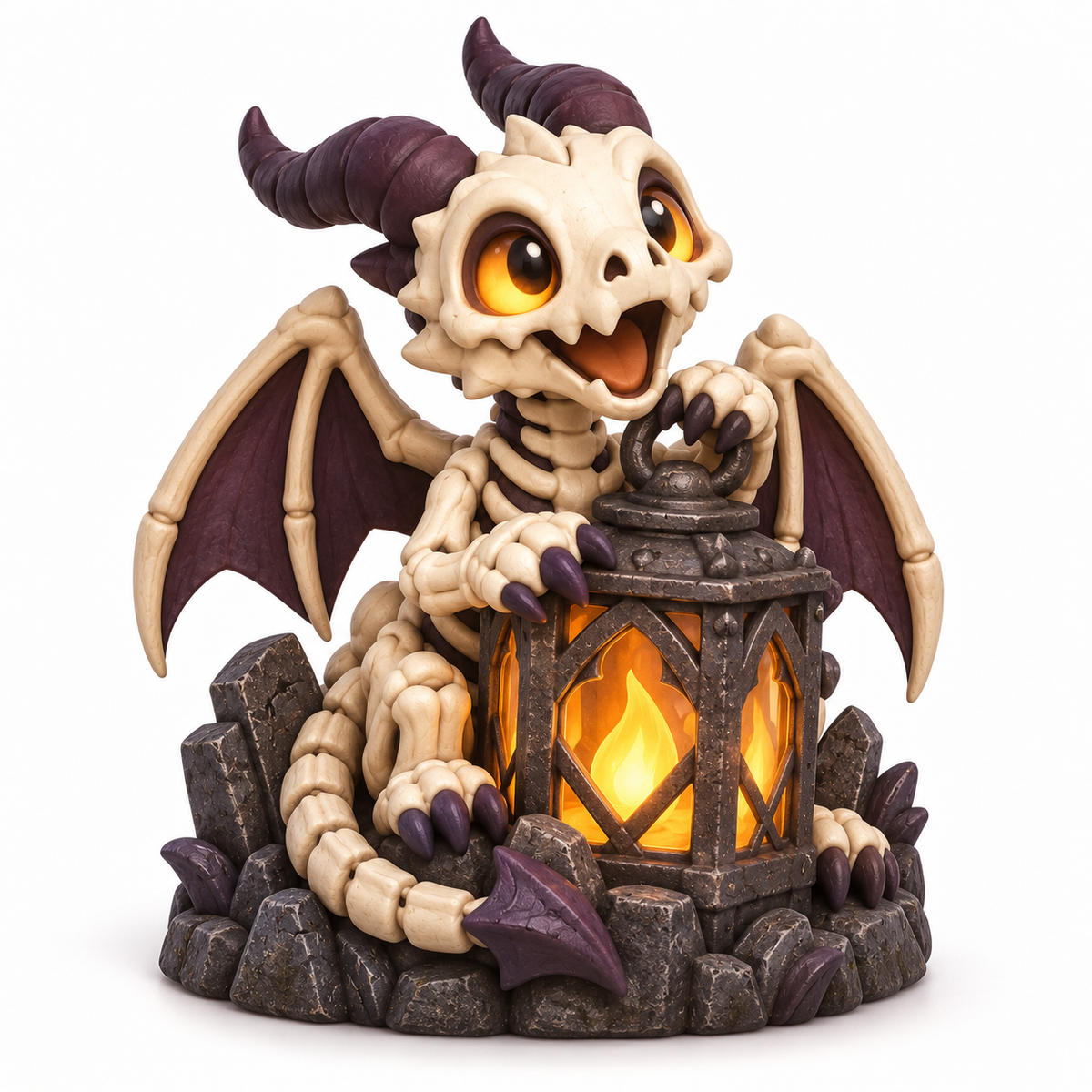 Concept preview: Grave Lantern Keeper Halloween dragon