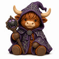 Illustration of the intended Webspell Sorcerer Highland cow design