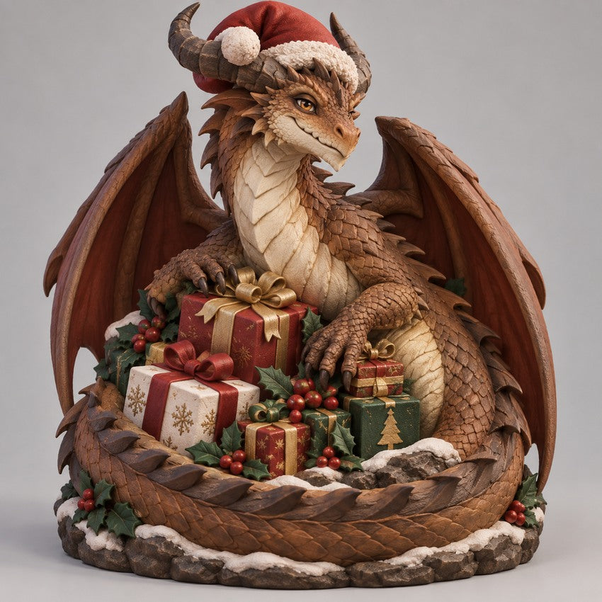 Illustration of the intended Gift Hoard Wyrm dragon design
