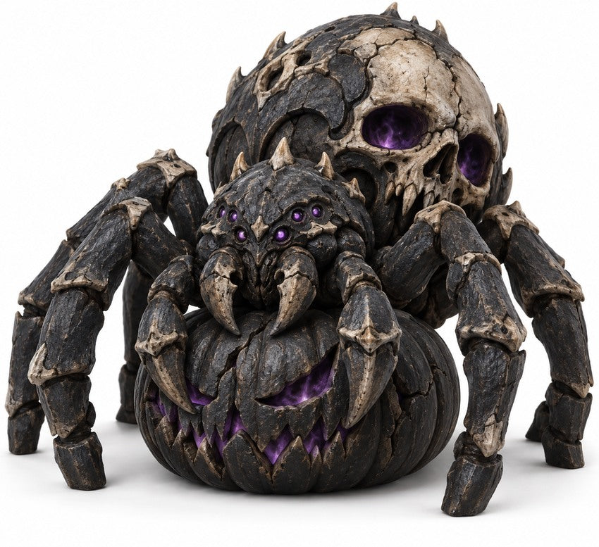 The Boneweb Widow, Blackwood Beasts dark fantasy concept artwork