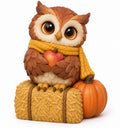 Hay Bale Harvest Owl, Autumn Northwood Friends concept artwork