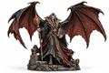 Serath, the Gravefire Regent — winged vampire figurine on stone base