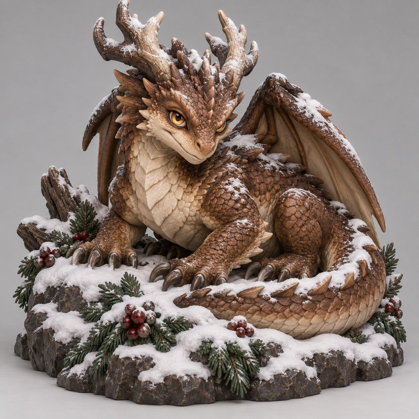 Illustration of the intended Winterwood Drake dragon design